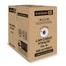 Кабель EXEGATE FUTP4-C5e-CCA-S24-IN-PVC-GY-305 FTP 4 пары кат.5e CCA, 0,52мм (24AWG), экран, 305м, серый EX301074RUS