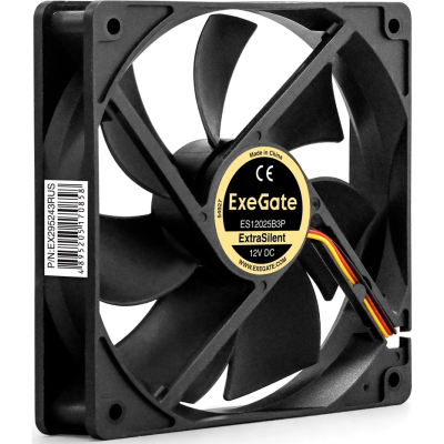 Вентилятор 12В DC EXEGATE EXTRASILENT ES12025B3P